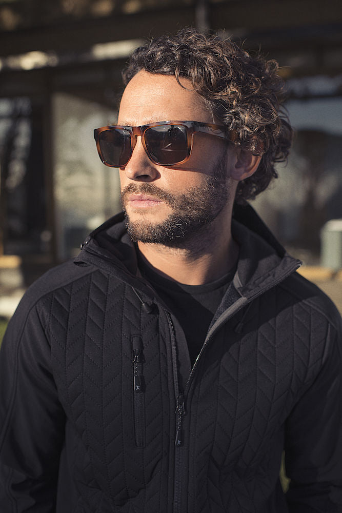 Mens black hot sale hybrid jacket