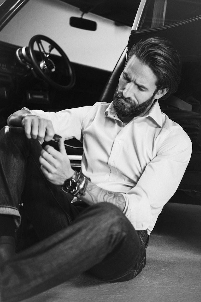 Green Bow 01 Men's Shirt - James Harvest Australia